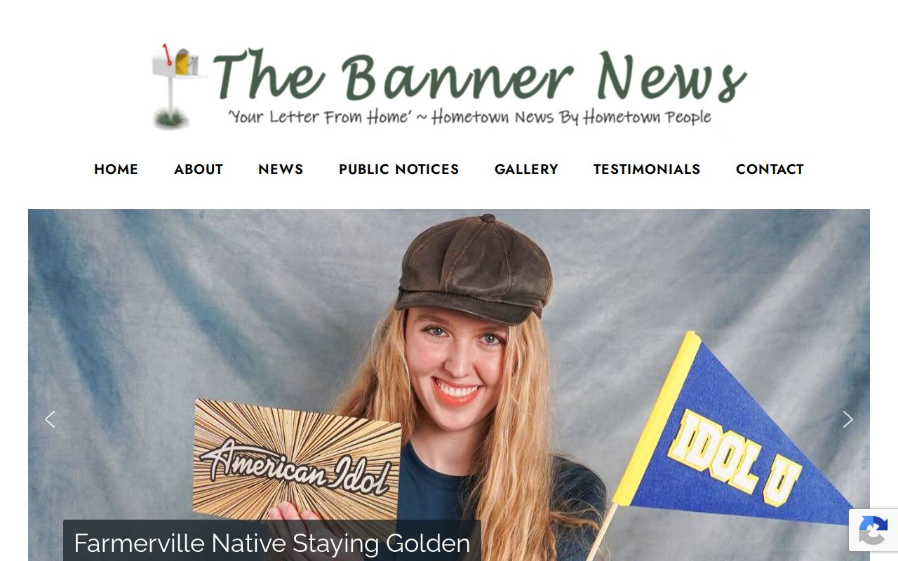 The Banner News Bernice local news and arrest-notice source